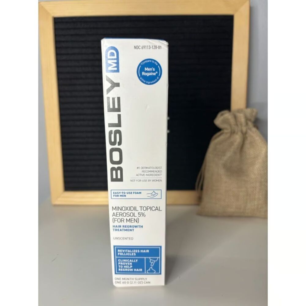 BosleyMD Minoxidil Topical Foam 5% For Men 2.11oz